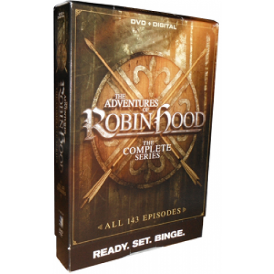 The Adventures of Robin Hood The Complete Series DVD Boxset ✔✔✔ Limit Offer